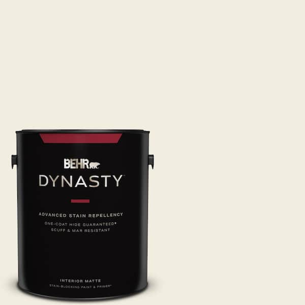 BEHR DYNASTY 1 Gal 12 Swiss Coffee Matte Interior Stain Blocking   Swiss Coffee Behr Dynasty Paint Colors 165001 64 600 