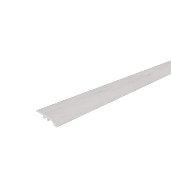 NewTechWood Everlux Premium Flooring Sabrina Pale Beige 0.31 in. T x 1.96 in. W x 94.5 in. L End Molding