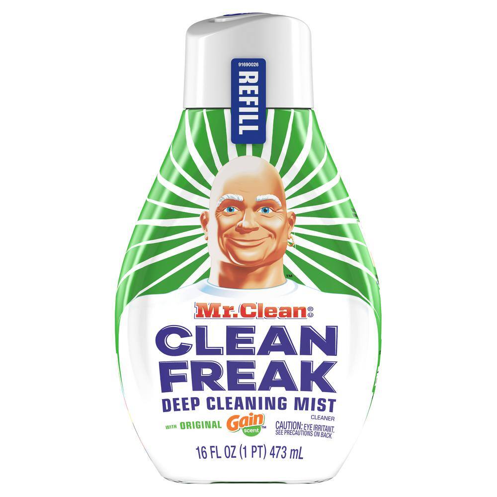 Mr. Clean Clean Freak 16 oz. Original Gain Scent Deep Cleaning Mist  Multi-Surface Spray Starter Kit 003700079127 - The Home Depot