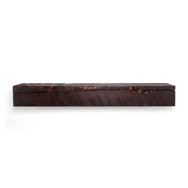 Dogberry Collections 48 in. Unfinished Solid Beam Mantel