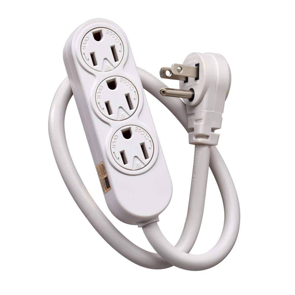 Leviton 3-Outlet Power Strip For Use Inside Structured Media Center