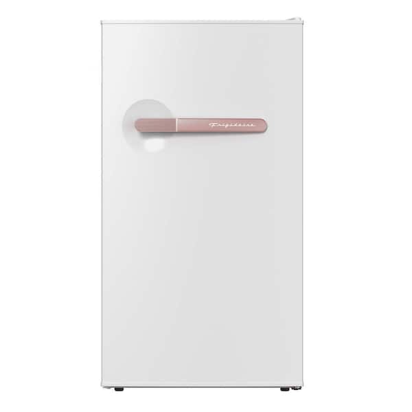Frigidaire 3.2 cu. ft. Retro Mini Refrigerator with Side Bottle Opener in White