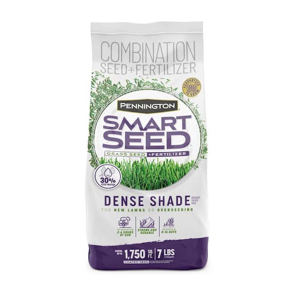 Smart Seed Dense Shade 7lb. 1,750 sq. ft. Grass Seed and Lawn Fertilizer