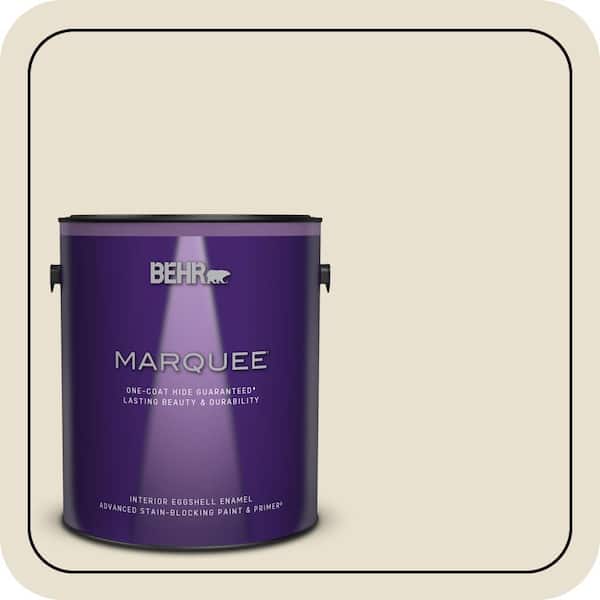 BEHR MARQUEE 1 gal. #BXC-11 Ibis Eggshell Enamel Interior Paint & Primer