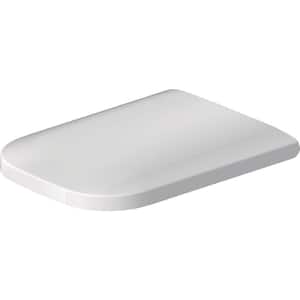 Happy D.2 Elongated Closed Front Toilet Seat in White
