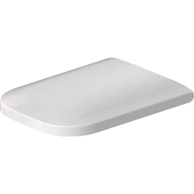 Happy D.2 Elongated Closed Front Toilet Seat in White