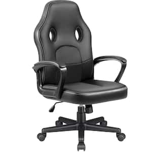Black Racing style Gaming Chair Office Chair Computer Adjustable Leather Chair