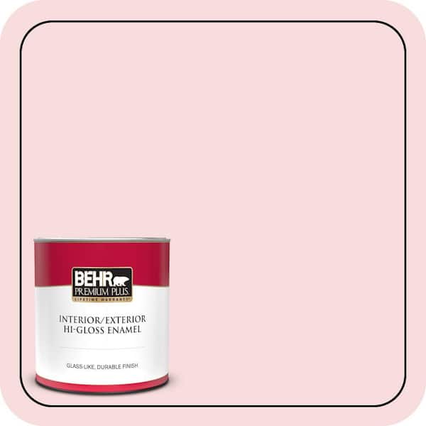 BEHR PREMIUM PLUS 1 qt. #140C-1 Southern Beauty Hi-Gloss Enamel Interior/Exterior Paint & Primer