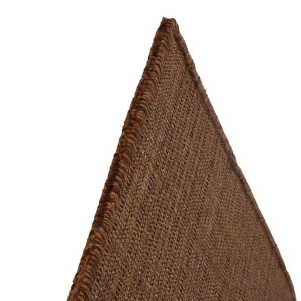 Natural Harmony Suspicion Tobacco Brown 13.9 ft. 71 oz. Wool Texture Carpet 