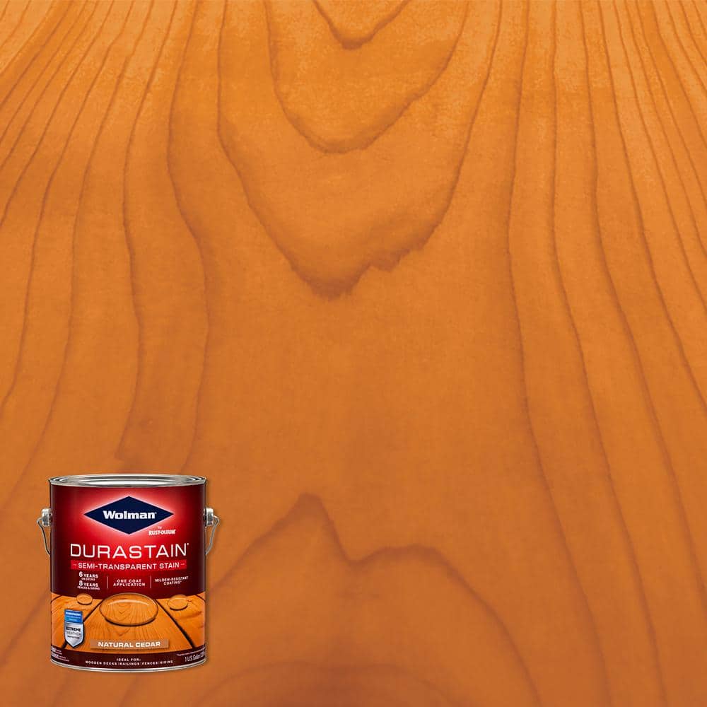 Wolman 1 gal. Durastain Cedar Exterior Wood Semi-Transparent