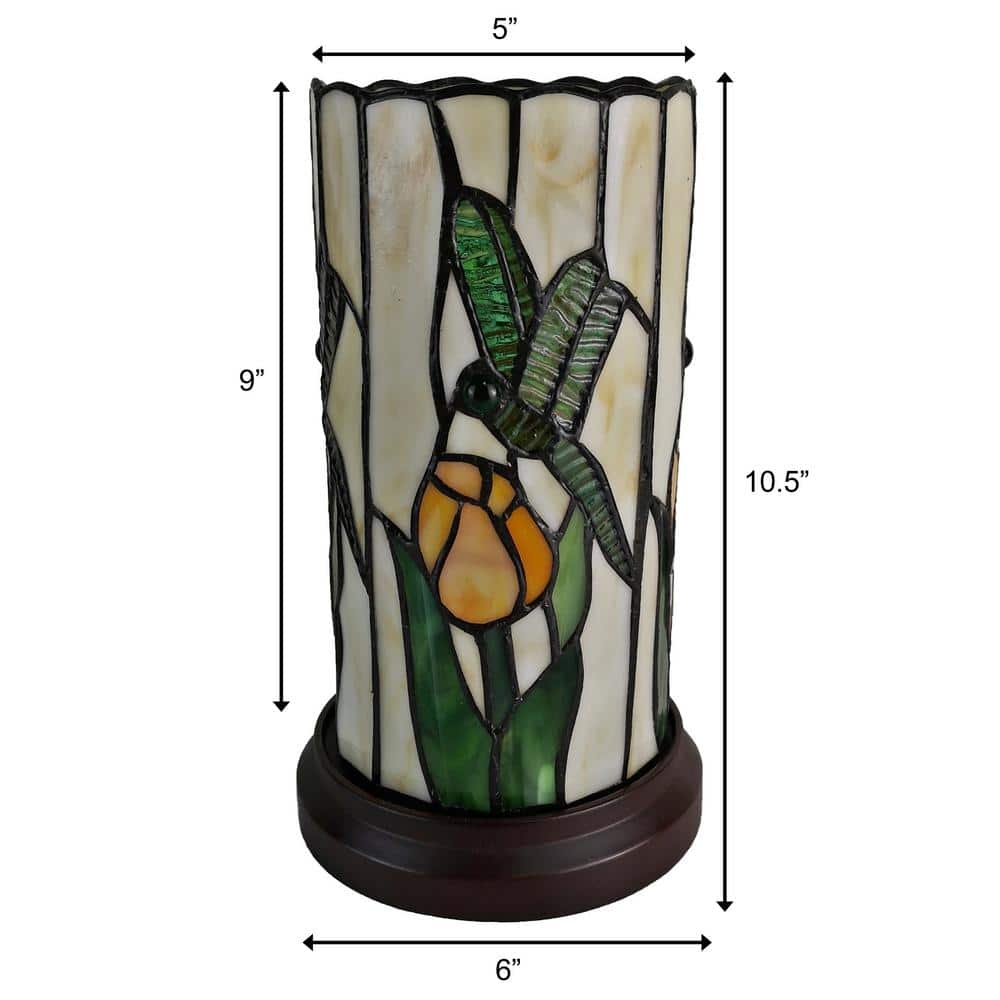 Tiffany Style Dragonfly Stained Glass Mini Table Lamp
