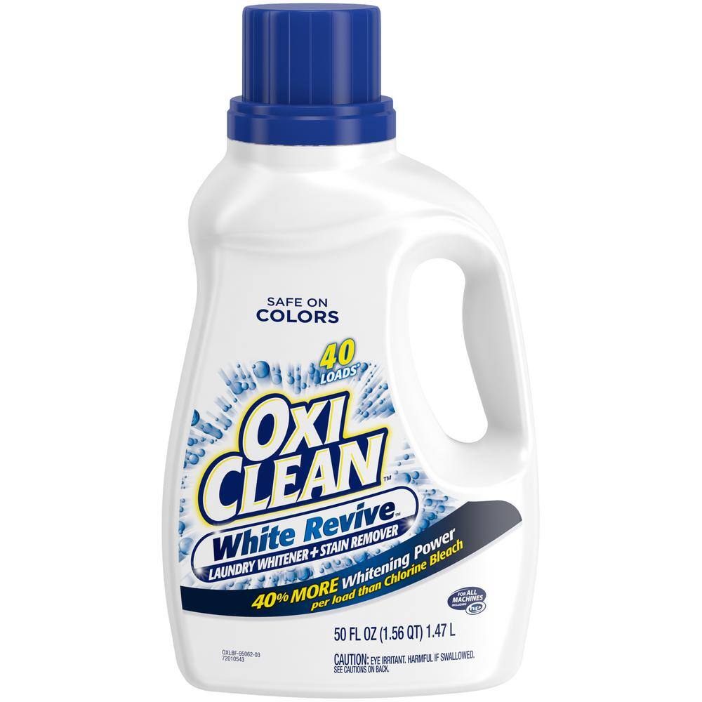 Have a question about OxiClean 50 oz. White Revive Liquid Additive Fabric Stain Remover (2Pack