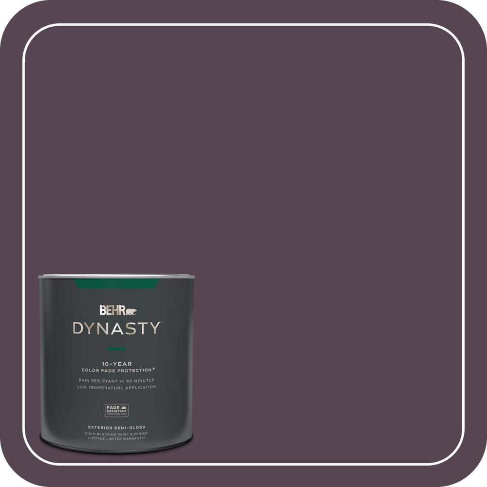 Baritone Color BEHR DYNASTY 1 qt. #680F-7 Baritone Semi-Gloss Exterior Stain-Blocking ...