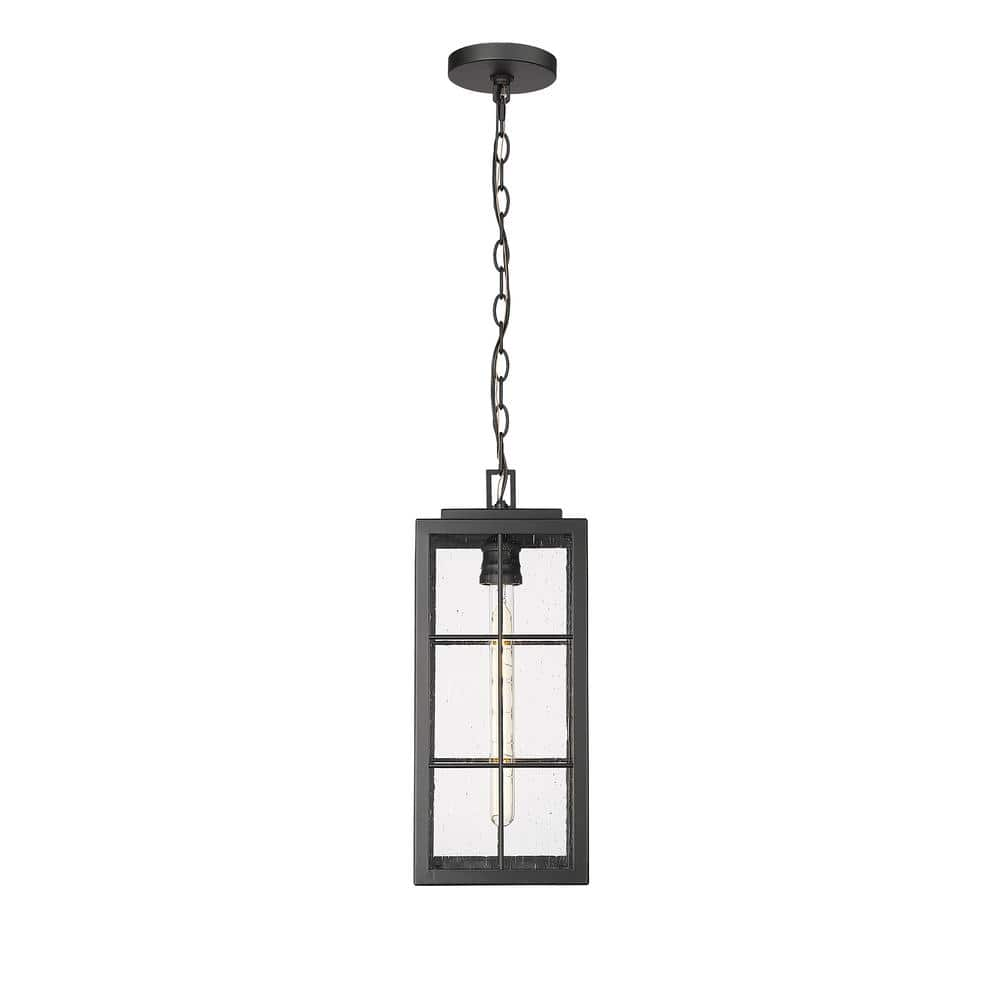 Millennium Lighting Jaxson 18.75 in. 1-Light Powder Coated Black ...