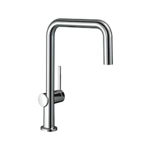 Talis N Single Handle Deck Mount Standard Kitchen Faucet with QuickClean in Chrome