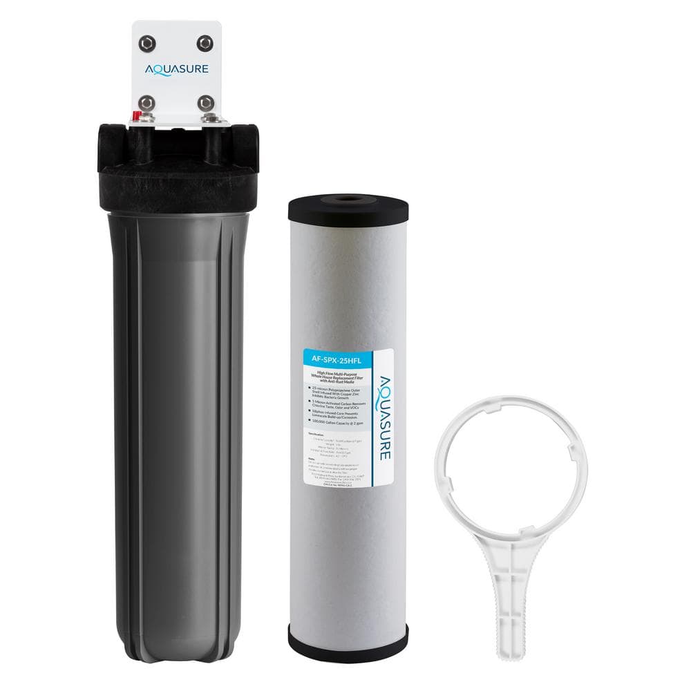 Fortitude V2 Series Whole House Triple Purpose Water Filter Sediment/Carbon