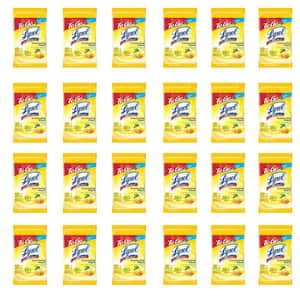 15-Count Lemon and Lime Blossom To-Go Flatpack Disinfecting Wipes (24-Pack)