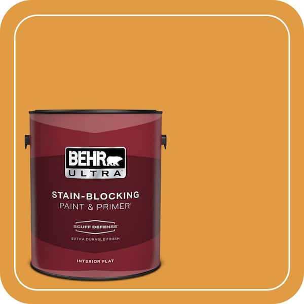 BEHR ULTRA 1 gal. #T18-05 Life Is Good Extra Durable Flat Interior Paint & Primer