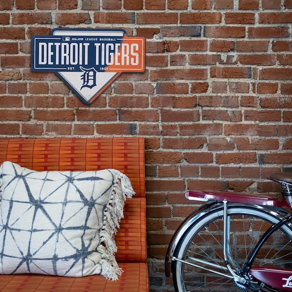 Open Road Brands Detroit Tigers MDF Base Wooden Wall Art 90182678