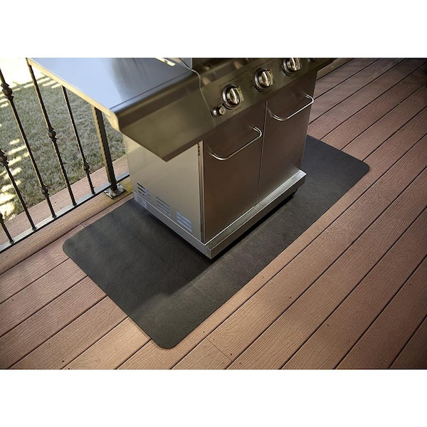 The Gas Grill Splatter Mat 48 in. x 30 in. Rectangle Deck Protector  SPL-48-C - The Home Depot