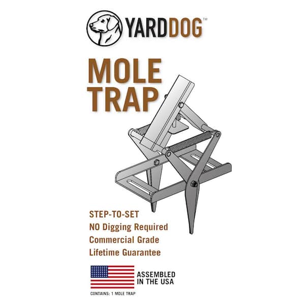2 Pack Mole Traps That Kill Best, Vole Traps Outdoor Use Scissor Mole Traps  for Lawns, Mole Trap Easy to Set Galvanized Steel Reusable Quick Capture