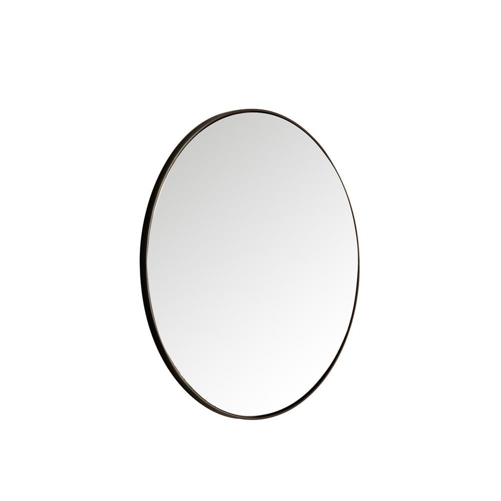 Rohe 30" Champagne Brass Rectangular Vanity Mirror
