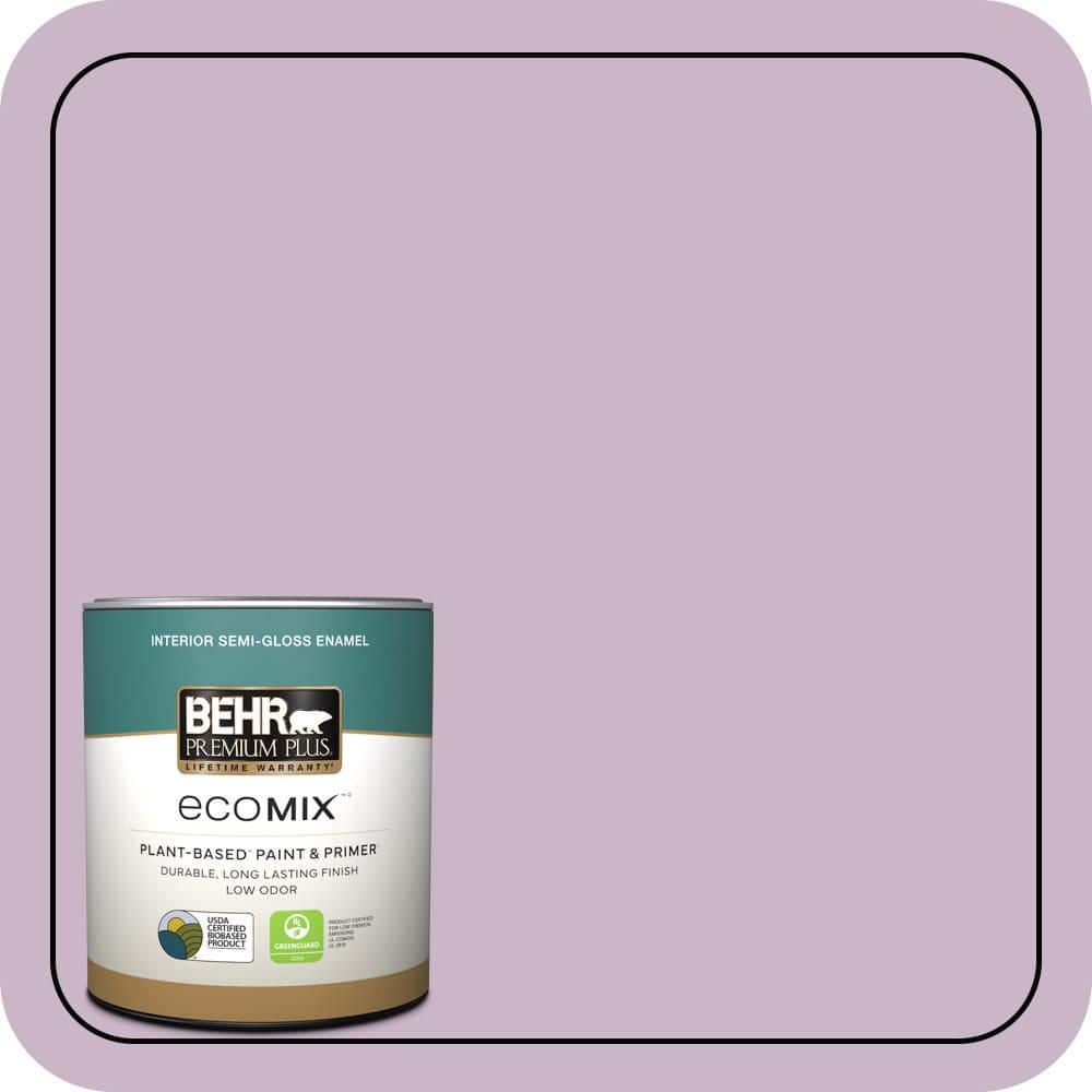 1 qt. #670D-4 Ballad Semi-Gloss Enamel EcoMix Plant-Based Interior Paint & Primer price history on PriceWatchPro