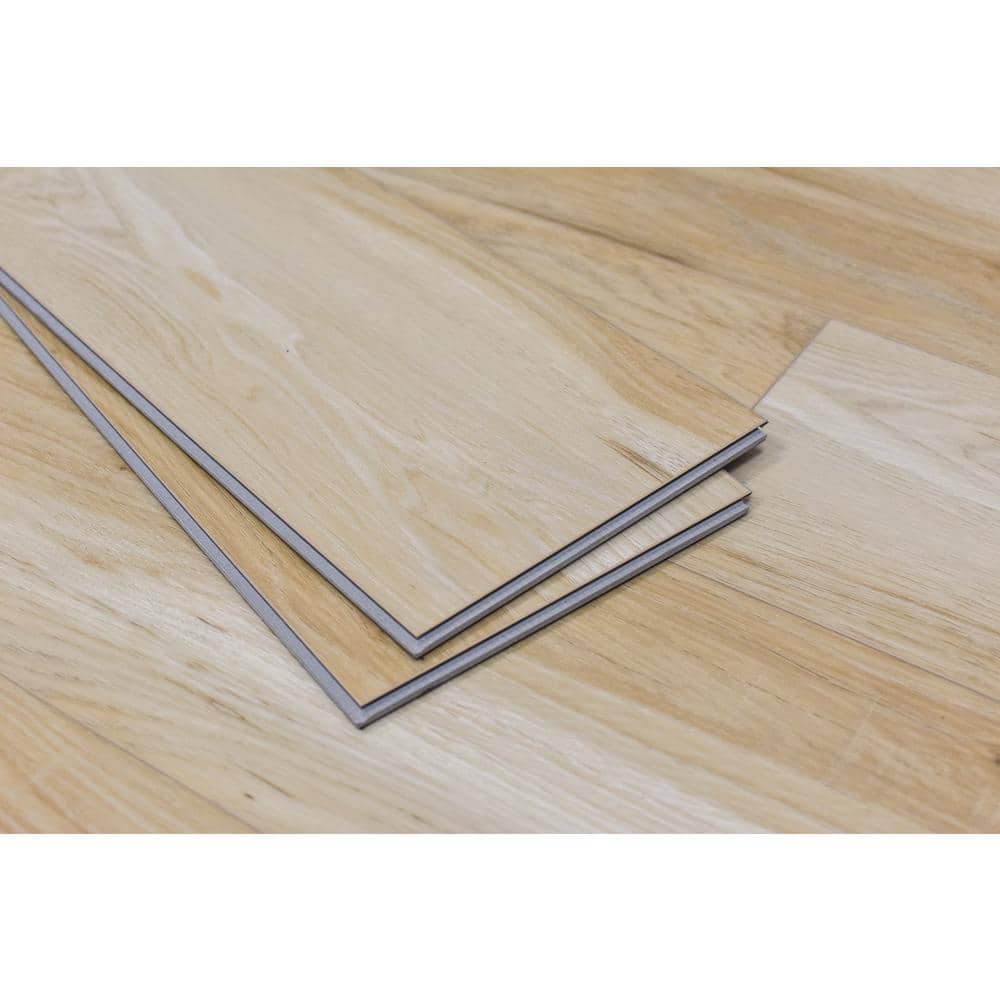 Lively Fallow 7" x 60" Hickory Vinyl Plank Flooring