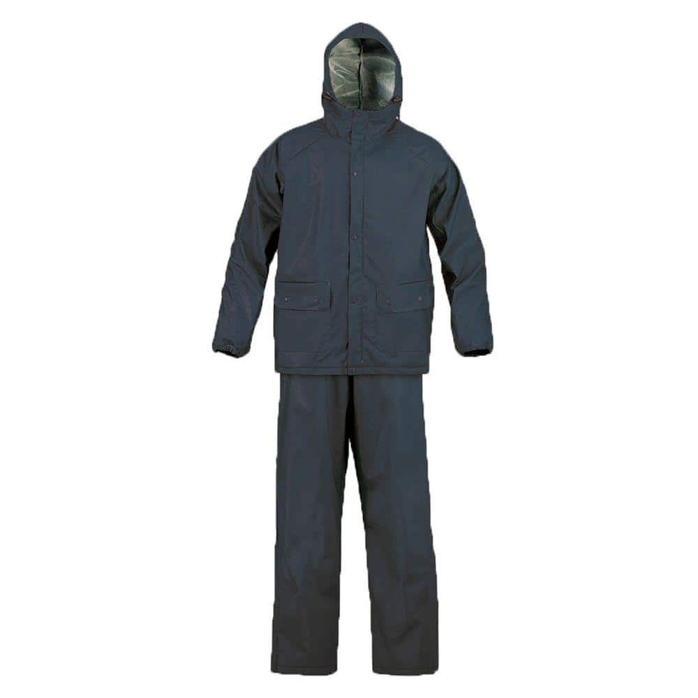 Mossi SX Medium Navy Blue Rainsuit 51-200NB-M - The Home Depot