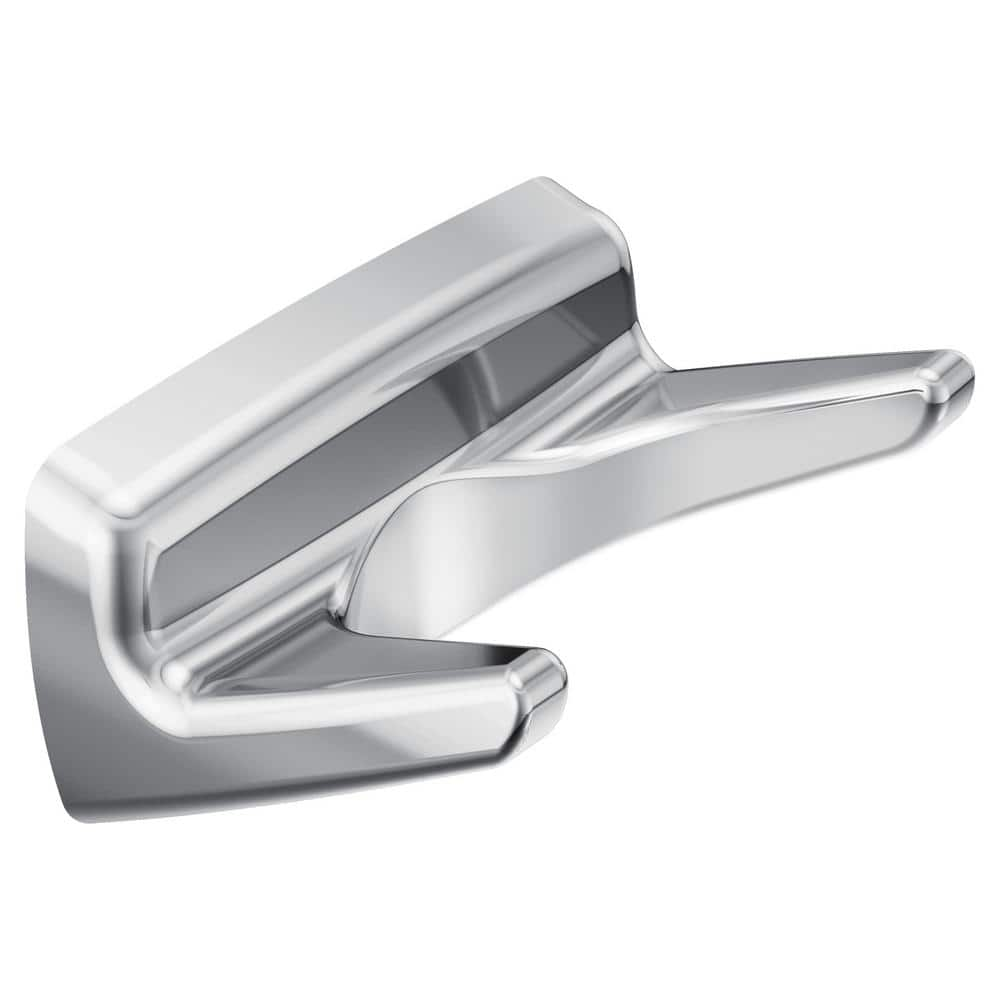 Moen Adler J-hook Double Robe Towel Hook In Chrome Yb0103ch - The Home 