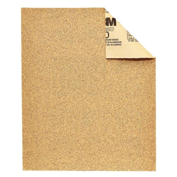 3M Pro Grade Precision 9 in. x 11 in. Fine 220-Grit Sheet Sandpaper  (4-Sheets/Pack) 26220PGP-4 - The Home Depot