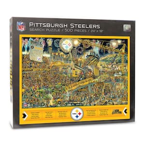 YouTheFan NFL Pittsburgh Steelers Wooden Retro Series Puzzle 0956686 - The  Home Depot