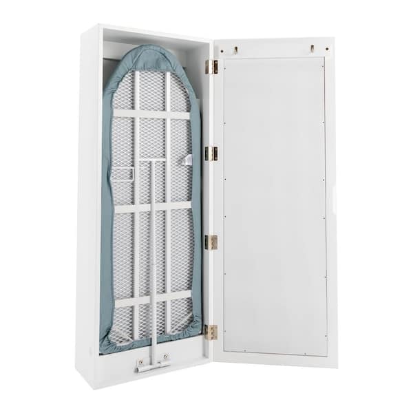 New white Ironing outlets Cabinet