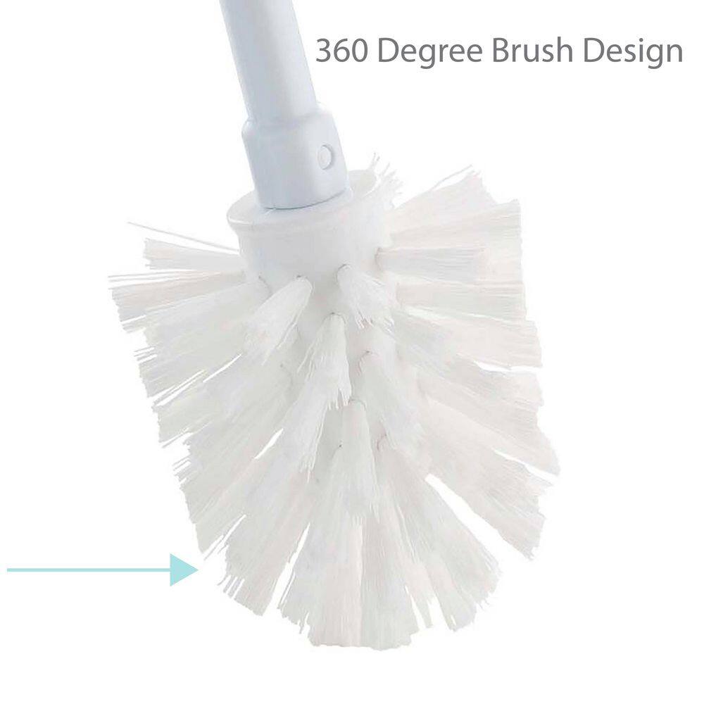 Luxurious Curve Design Toilet Brush and Holder Set
