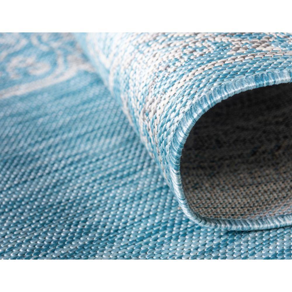 Aqua Breeze Easy-Care Synthetic Rectangular Outdoor Rug