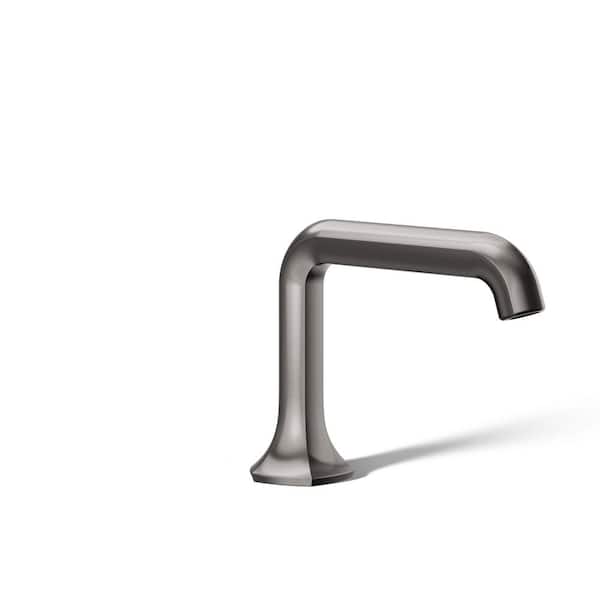 KOHLER Occasion Bathroom Sink Faucet Spout with Straight Design 1.2 GPM in Vibrant Titanium