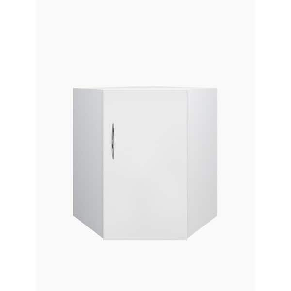 Unbranded San Juan Assembled 24 in. W x 24 in. H x 12 in. D Corner Wall Kitchen Cabinet in White