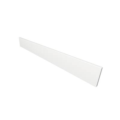 Carrara 37 in. True Solid Surface Solid Surface Backsplash in White