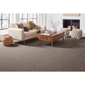 Grand Forks  - Touch Sense - Brown 23 oz. Polyester Pattern Installed Carpet