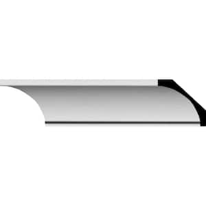 2 in. H x 1-7/8 in. P x 2-3/4 in. F x 94-1/2 in. L Polyurethane Reece Traditional Smooth Crown Moulding (12-Pack)