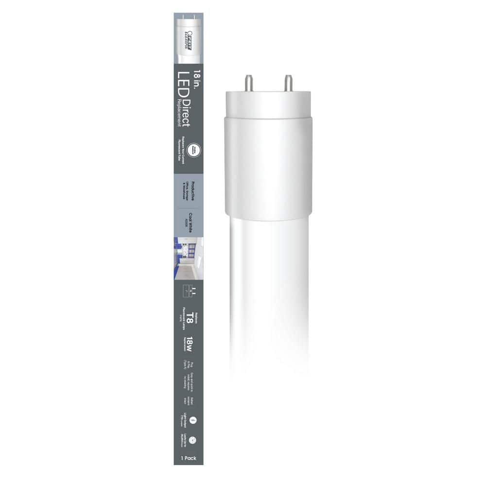 Feit Electric 15-Watt Equivalent 18 in. T8 G13 Type A Plug and