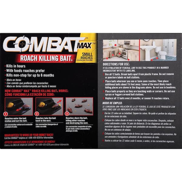 COMBAT Source Kill Max Small Roach Bait (12-Count) 2340051910 - The Home  Depot