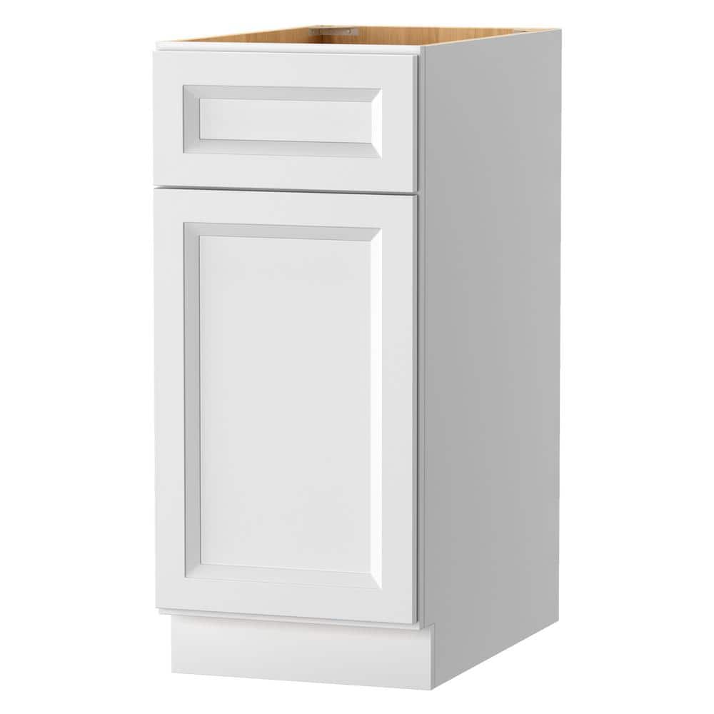 Keyport Shaker 15 in. W x 24 in. D x 34.5 in. H in Satin White Plywood Ready To Assemble Floor Base Kitchen Cabinet price history on PriceWatchPro