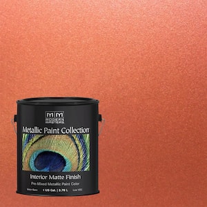 1 gal. Copper Water-Based Matte Metallic Interior Paint