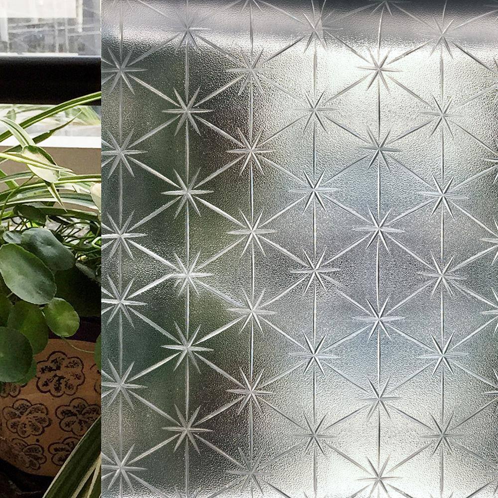 COTTON COLORS 35.4 in. x 78.7 in. 3D Shapes Decorative and Privacy ...