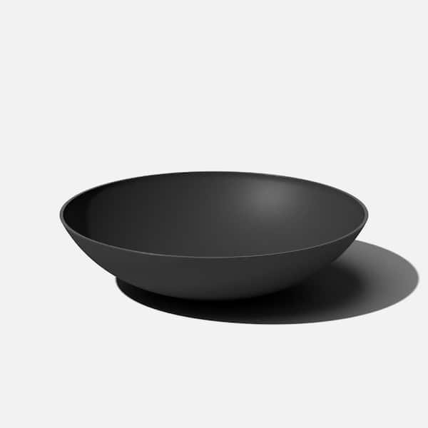 Veradek Lane Bowl 32 In Black Plastic Round Planter for sale online 