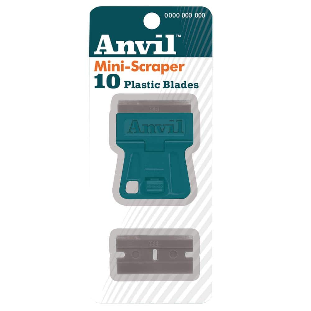 Anvil 1.5 in. Mini Razor Scraper with 10 Plastic Blades PSM10-ANV - The ...