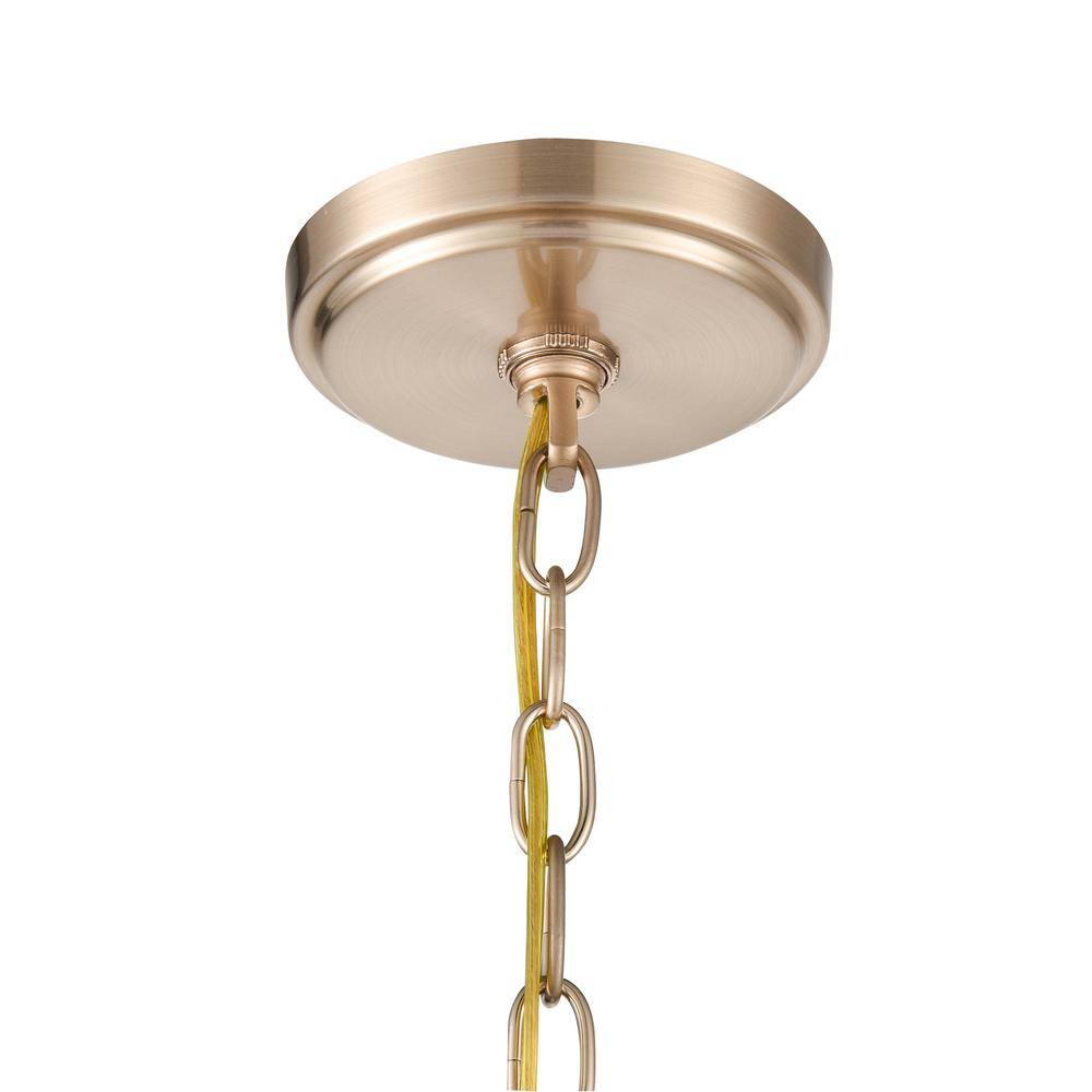 Modern Gold Glass Bowl Pendant Light, 26.5" Tall