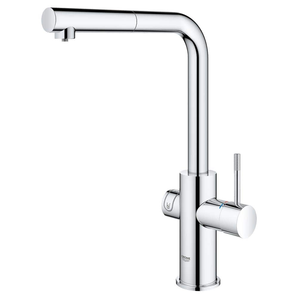 Starlight Chrome Single Handle Pull-Out Kitchen Faucet