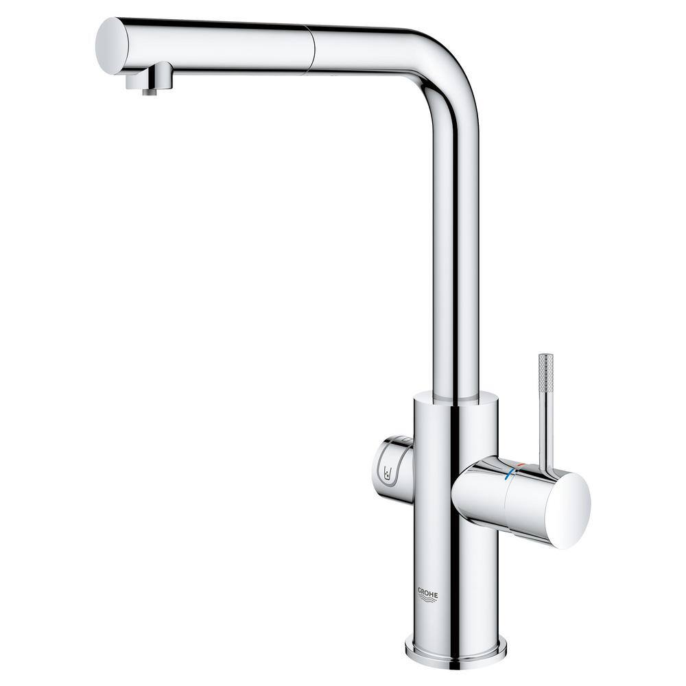 Starlight Chrome Single Handle Pull-Out Kitchen Faucet